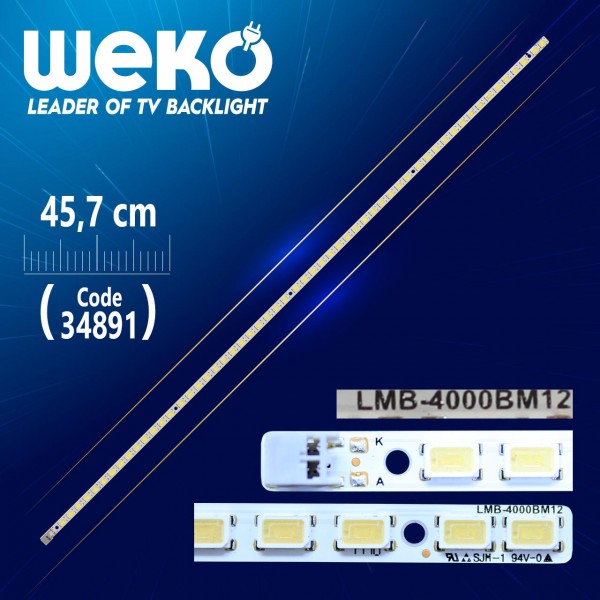 LMB-4000BM12 - 45.7 CM 56 LEDLİ - (WK-736) LMB-4000BM12 - 45.7 CM 56 LEDLİ - (WK-736)