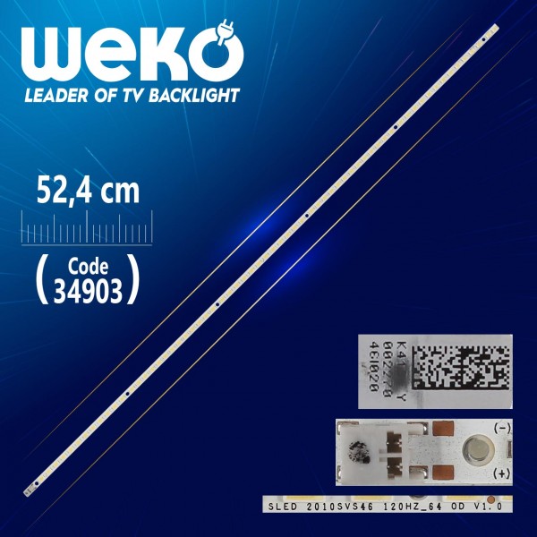 SLED 2010SVS46 120HZ_64 OD V1.0 - 52.4 CM 64 LEDLİ - (WK-744) SLED 2010SVS46 120HZ_64 OD V1.0 - 52.4 CM 64 LEDLİ - (WK-744)