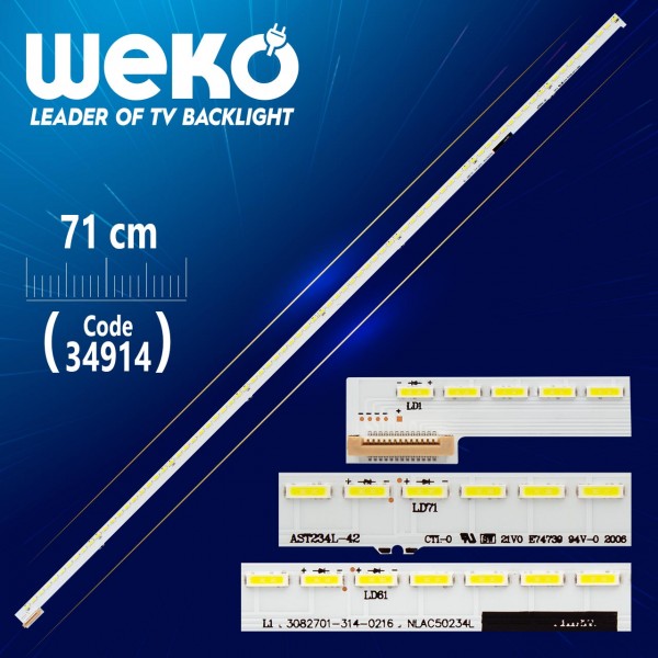 NLAC50234L - AST234L-42A1 - 71 CM 80 LEDLİ - (WK-751) NLAC50234L - AST234L-42A1 - 71 CM 80 LEDLİ - (WK-751)