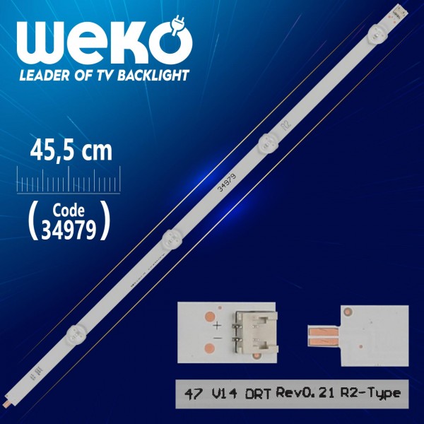 47 V14 DRT REV0.2 1 R2-TYPE - 45.5 CM 4 LEDLİ - (WK-85) 47 V14 DRT REV0.2 1 R2-TYPE - 45.5 CM 4 LEDLİ - (WK-85)