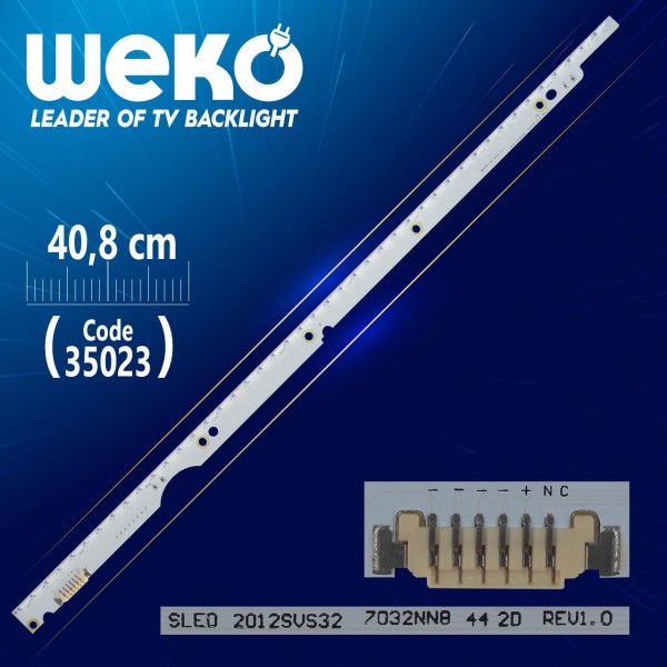 SLED 2012SVS32 7032NNB 44 2D REV1.0 - 40.8 CM 44 LEDLİ - (WK-96) 6V SLED 2012SVS32 7032NNB 44 2D REV1.0 - 40.8 CM 44 LEDLİ - (WK-96) 6V