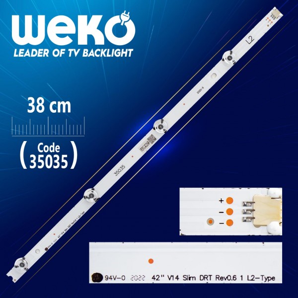 42 V14 SLİM DRT REV0.6 1 L2-TYPE - 6916L-1684A - 38 CM 4 LEDLİ - (WK-815) 42 V14 SLİM DRT REV0.6 1 L2-TYPE - 6916L-1684A - 38 CM 4 LEDLİ - (WK-815)