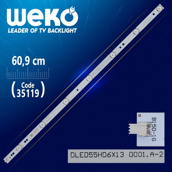 DLED55HD6X13 0001.A-2 - B150-1G - 60.9 CM 7 LEDLİ - (WK-859) DLED55HD6X13 0001.A-2 - B150-1G - 60.9 CM 7 LEDLİ - (WK-859)