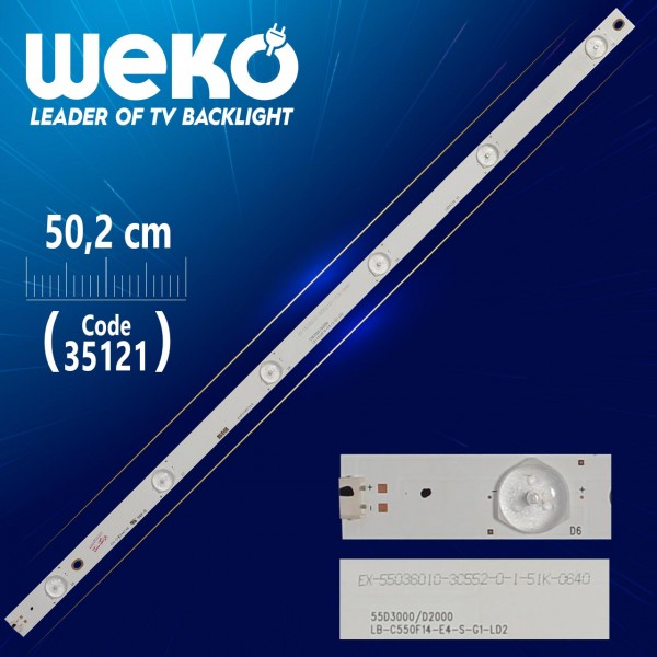 LB49002 V0 49D1000/C1000 - LB-C490F13-E2-L-G1-LD1 50.2 CM 6 LEDLİ - (WK-365) LB49002 V0 49D1000/C1000 - LB-C490F13-E2-L-G1-LD1 50.2 CM 6 LEDLİ - (WK-365)