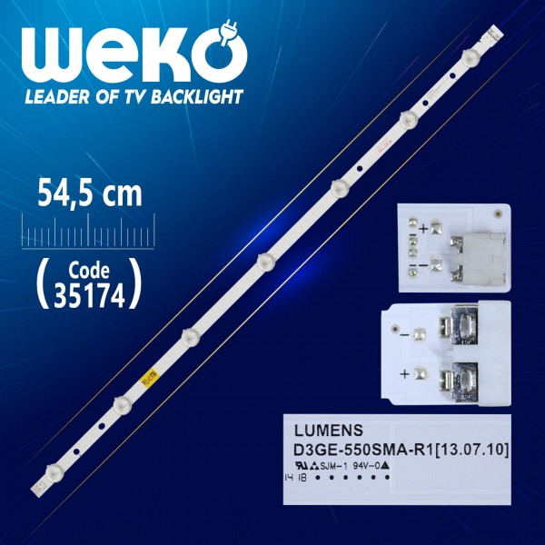 D3GE-550SMA-R1 - SAMSUNG_2013SVS55_3228N1_B2_L07 - 7 LEDLİ 54.5 CM - (WK-482) D3GE-550SMA-R1 - SAMSUNG_2013SVS55_3228N1_B2_L07 - 7 LEDLİ 54.5 CM - (WK-482)