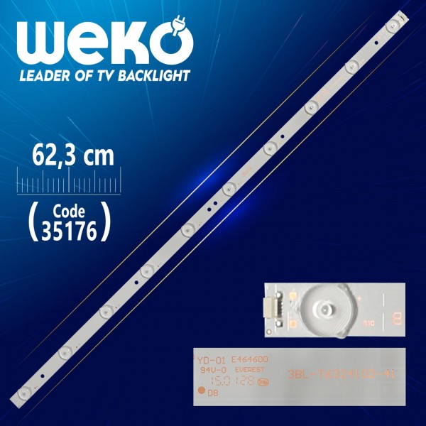 3BL-T6324102-41 B 605020034 JS-GY33EM9D-0042 63.2 CM 10 LEDLİ - (WK-119) 4PİN ORTA İKİSİ ++ 3BL-T6324102-41 B 605020034 JS-GY33EM9D-0042 63.2 CM 10 LEDLİ - (WK-119) 4PİN ORTA İKİSİ ++