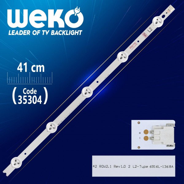 42 ROW2.1 REV1.0 2 L1-TYPE - 6916L-1366A - 6916L-1370A - 41 CM 5 LEDLİ - (WK-368) 42 ROW2.1 REV1.0 2 L1-TYPE - 6916L-1366A - 6916L-1370A - 41 CM 5 LEDLİ - (WK-368)