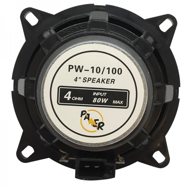 POWERMASTER PW-10/100 4 OHM 80 WATT 10 CM TEKLİ OTO HOPARLÖR POWERMASTER PW-10/100 4 OHM 80 WATT 10 CM TEKLİ OTO HOPARLÖR