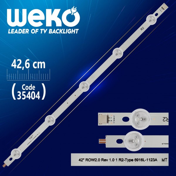 42 ROW2.0 REV 1.0 1 R2-TYPE 6916L-1123A MT - 42.6 CM 5 LEDLİ - (WK-991) 42 ROW2.0 REV 1.0 1 R2-TYPE 6916L-1123A MT - 42.6 CM 5 LEDLİ - (WK-991)
