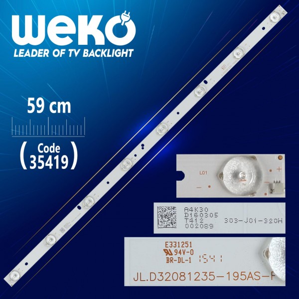 JL.D32081235-195AS-F-A1 - 303-J0*1-320H - 8 LEDLİ 59 CM - (WK-314) JL.D32081235-195AS-F-A1 - 303-J0*1-320H - 8 LEDLİ 59 CM - (WK-314)