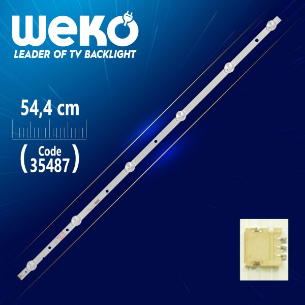 CY-550D-6X12-HL+HT - NPB15D544103BL041-001H - 8D55-DNDL-M8612A - 54.4 CM 6 LEDLİ - (WK-1033) CY-550D-6X12-HL+HT - NPB15D544103BL041-001H - 8D55-DNDL-M8612A - 54.4 CM 6 LEDLİ - (WK-1033)