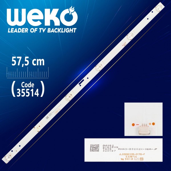 JL.D32061235-017HS-F - E330731 - 57.5 CM 6 LEDLİ - (WK-1051)