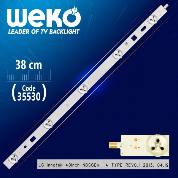 LG INNOTEK 40INCH NDSOEM A TYPE REV0.1 - 38 CM 5 LEDLİ - (WK-1063) LG INNOTEK 40INCH NDSOEM A TYPE REV0.1 - 38 CM 5 LEDLİ - (WK-1063)
