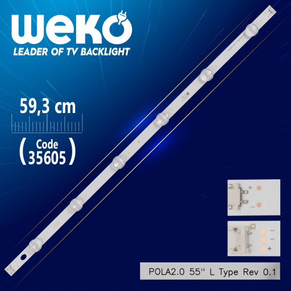 LG INNOTEK POLA2.0 55 L-TYPE REV 0.1 - 6 LEDLİ 59.3 CM - (WK-306) LG INNOTEK POLA2.0 55 L-TYPE REV 0.1 - 6 LEDLİ 59.3 CM - (WK-306)