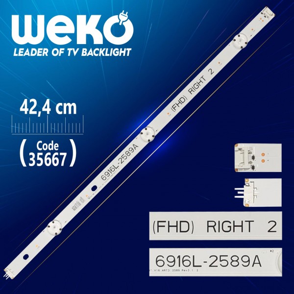 49 V16 ART3 2589 REV3.1 2 - 6916L-2589A (FHD) RIGHT 2 - 42.4 CM 3 LEDLİ - (WK-1146) 49 V16 ART3 2589 REV3.1 2 - 6916L-2589A (FHD) RIGHT 2 - 42.4 CM 3 LEDLİ - (WK-1146)