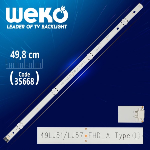 LG INNOTEK 17Y 49_FHD A-TYPE LED_ARRAY_REV0.0_160314 - 49.8 CM 4 LEDLİ - (WK-1147) LG INNOTEK 17Y 49_FHD A-TYPE LED_ARRAY_REV0.0_160314 - 49.8 CM 4 LEDLİ - (WK-1147)