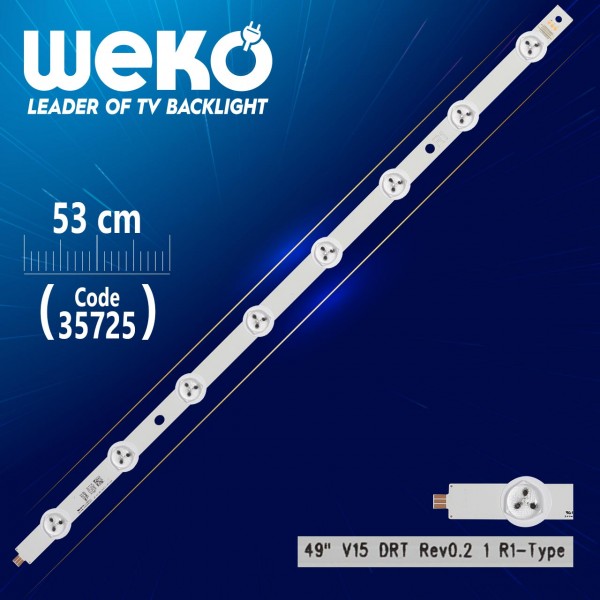 49 V15 DRT REV0.2 1 R1-TYPE - 53 CM 8 LEDLİ - (WK-1195) 49 V15 DRT REV0.2 1 R1-TYPE - 53 CM 8 LEDLİ - (WK-1195)