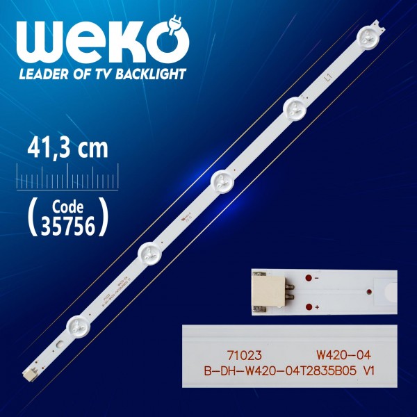 42 ROW2.1 REV 0.6 1 L1-TYPE 6916L-1214A - 41.3 CM 5 LEDLİ - (WK-1224) 42 ROW2.1 REV 0.6 1 L1-TYPE 6916L-1214A - 41.3 CM 5 LEDLİ - (WK-1224)