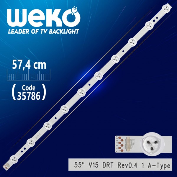 55 V15 DRT REV0.4 1 A-TYPE - 57.4 CM 10 LEDLİ - (WK-1253) 55 V15 DRT REV0.4 1 A-TYPE - 57.4 CM 10 LEDLİ - (WK-1253)