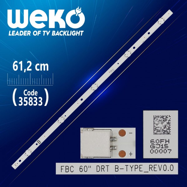 FBC 60 DRT B-TYPE_REV0.0 - 61.2 CM 5 LEDLİ - (WK-1295) FBC 60 DRT B-TYPE_REV0.0 - 61.2 CM 5 LEDLİ - (WK-1295)