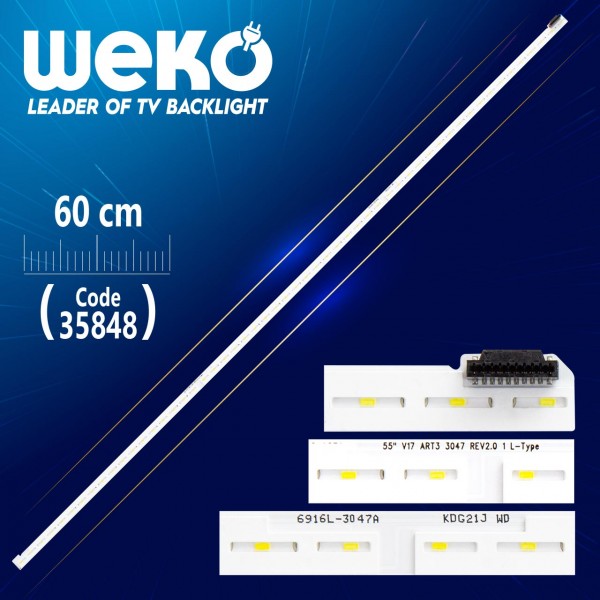 55 V17 ART3 3047 REV2.0 1 L-TYPE - 60 CM 54 LEDLİ - (WK-1310) 55 V17 ART3 3047 REV2.0 1 L-TYPE - 60 CM 54 LEDLİ - (WK-1310)