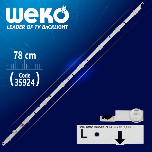 D4GE-600DCA-R2, 30434A 8 LEDLİ 78 CM D4GE-600DCA-R2, 30434A 8 LEDLİ 78 CM