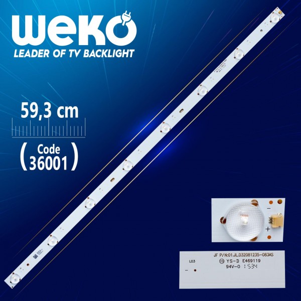 JL.D32081235-083AS - 8 LEDLİ 59.3 CM JL.D32081235-083AS - 8 LEDLİ 59.3 CM
