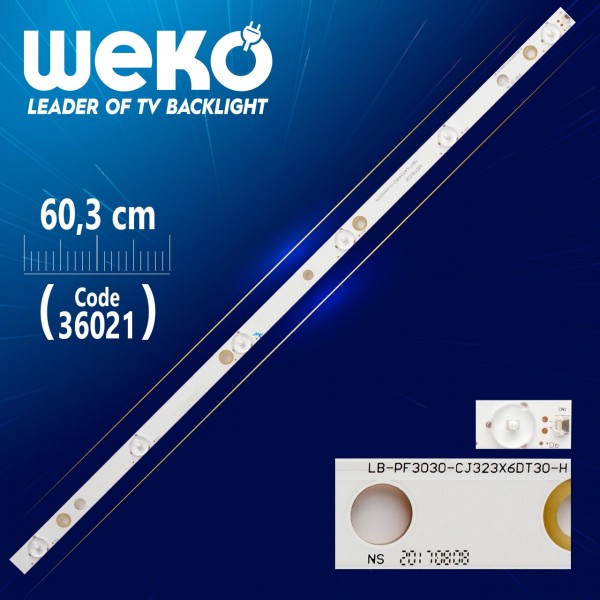 LB-PF3030-CJ323X6DT30-H 32DT302X6 6 LEDLİ 60.3 CM LB-PF3030-CJ323X6DT30-H 32DT302X6 6 LEDLİ 60.3 CM