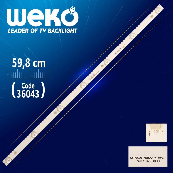 SHİNEON 2D02296 REV.J - YMJJDHMJ QDD5B1 - 7 LEDLİ 59.8 CM SHİNEON 2D02296 REV.J - YMJJDHMJ QDD5B1 - 7 LEDLİ 59.8 CM