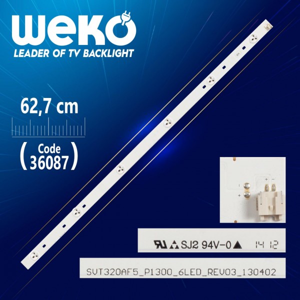 SVT320AF5_P1300_6LED_REV03_130402 6 LEDLİ 59,5 CM SVT320AF5_P1300_6LED_REV03_130402 6 LEDLİ 59,5 CM