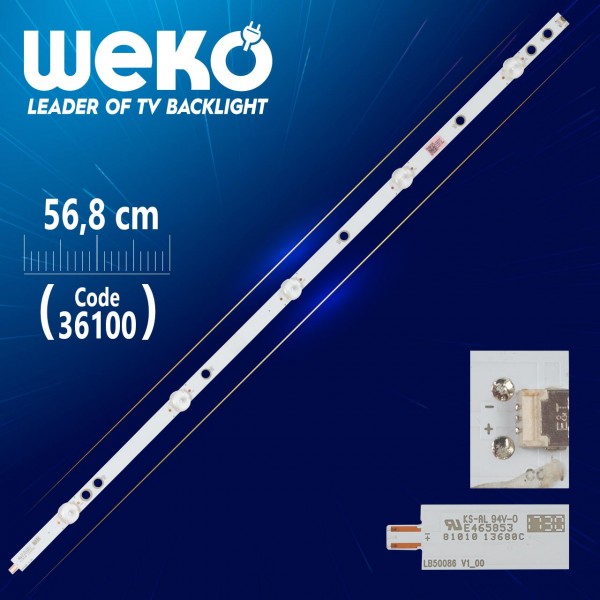 LB50086 V1_00 210BZ05DR 5 LEDLİ 56.8 CM LB50086 V1_00 210BZ05DR 5 LEDLİ 56.8 CM