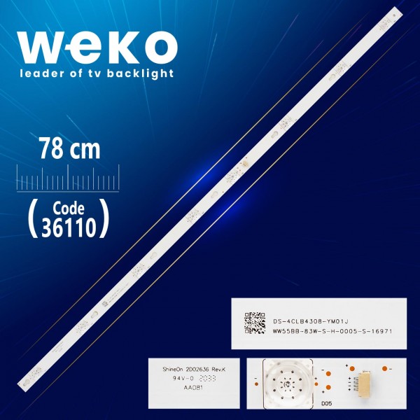 JL.D43081330-349AS-M FZD-03 E348124HN - 8 LEDLİ 78 CM MUADİL ÜRÜN JL.D43081330-349AS-M FZD-03 E348124HN - 8 LEDLİ 78 CM MUADİL ÜRÜN
