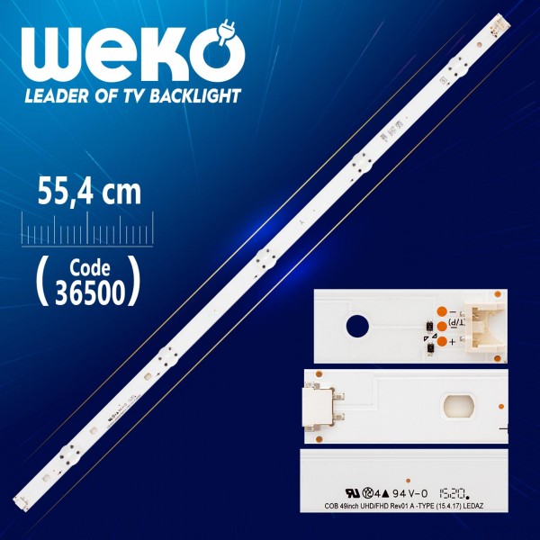 COB 49INCH UHD/FHD REV01 A-TYPE LEDAZ 5 LEDLİ 55.4 CM COB 49INCH UHD/FHD REV01 A-TYPE LEDAZ 5 LEDLİ 55.4 CM