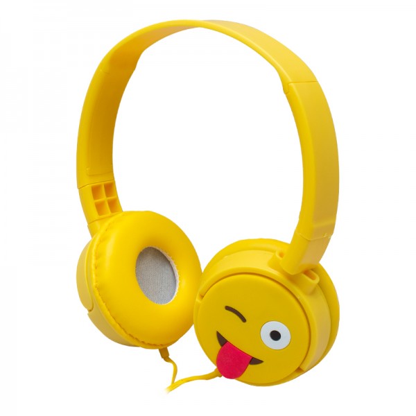 POWERMASTER KT-3156 3.5MM JACKLI KABLOLU KULAK ÜSTÜ EMOJİ KULAKLIK POWERMASTER KT-3156 3.5MM JACKLI KABLOLU KULAK ÜSTÜ EMOJİ KULAKLIK