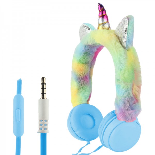 POWERMASTER AH-007 3.5MM JACKLI KABLOLU KULAK ÜSTÜ PELUŞ UNİCORN KULAKLIK POWERMASTER AH-007 3.5MM JACKLI KABLOLU KULAK ÜSTÜ PELUŞ UNİCORN KULAKLIK