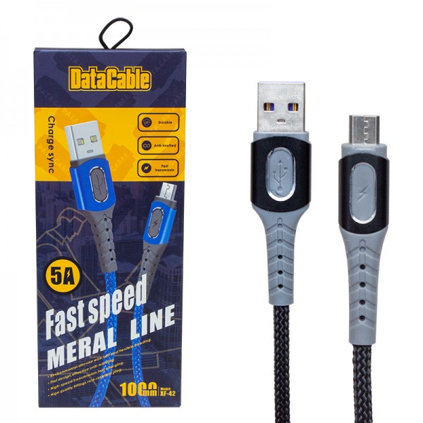 POWERMASTER PM-3780 5 AMPER MICRO USB ÖRGÜLÜ HIZLI ŞARJ DATA KABLOSU POWERMASTER PM-3780 5 AMPER MICRO USB ÖRGÜLÜ HIZLI ŞARJ DATA KABLOSU