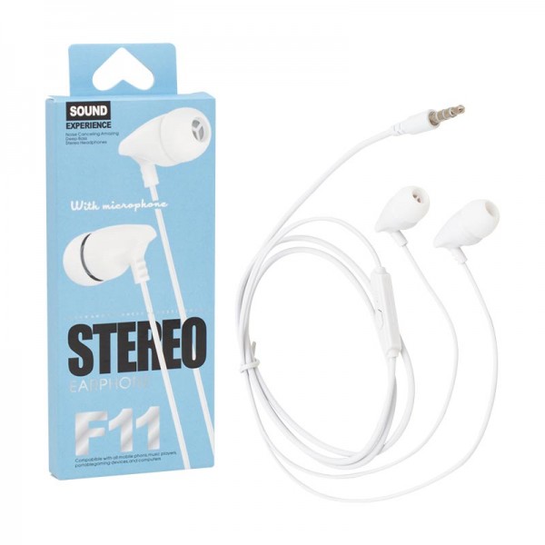 MAGICVOICE F11 KUTULU KABLOLU MİKROFONLU STEREO KULAK İÇİ KULAKLIK MAGICVOICE F11 KUTULU KABLOLU MİKROFONLU STEREO KULAK İÇİ KULAKLIK
