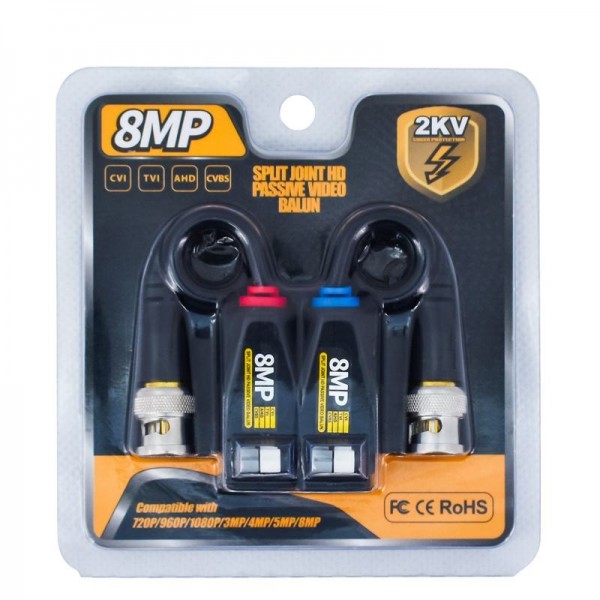 POWERMASTER PM-3889 8MP 1080P 2KV 250-400 METRE HD-TVI/CVI/AHD/CVBS HD VIDEO BALUN POWERMASTER PM-3889 8MP 1080P 2KV 250-400 METRE HD-TVI/CVI/AHD/CVBS HD VIDEO BALUN