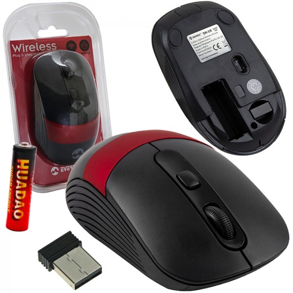 EVEREST SM-18 2.4 GHZ USB KABLOSUZ OPTİK MOUSE (GRİ*SİYAH*KIRMIZI) EVEREST SM-18 2.4 GHZ USB KABLOSUZ OPTİK MOUSE (GRİ*SİYAH*KIRMIZI)
