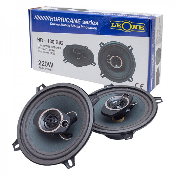 LEONE HR-130 BIG 13 CM 220 WATT MAX 110 WATT RMS 3 YOLLU 2Lİ TAKIM KUTULU OTO HOPARLÖR LEONE HR-130 BIG 13 CM 220 WATT MAX 110 WATT RMS 3 YOLLU 2Lİ TAKIM KUTULU OTO HOPARLÖR