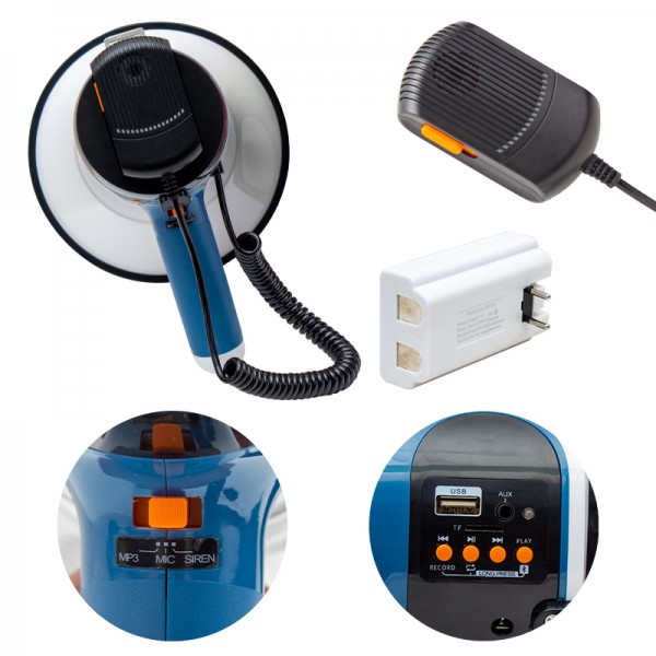 MAGICVOICE ML-687 BLUETOOTH-USB-AUX-SD-GİRİŞLİ MAYKLI 100 WATT PİLLİ+ŞARJ ÜNİTELİ MEGAFON MAGICVOICE ML-687 BLUETOOTH-USB-AUX-SD-GİRİŞLİ MAYKLI 100 WATT PİLLİ+ŞARJ ÜNİTELİ MEGAFON