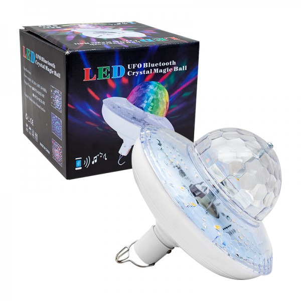 POWERMASTER PM-4193 BLUETOOTH DESTEKLİ ANİMASYONLU 8 WATT KUMANDALI ŞARJLI UFO TİP DİSKO TOPU POWERMASTER PM-4193 BLUETOOTH DESTEKLİ ANİMASYONLU 8 WATT KUMANDALI ŞARJLI UFO TİP DİSKO TOPU