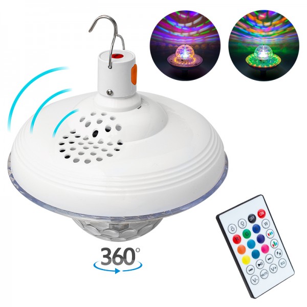 POWERMASTER PM-4193 BLUETOOTH DESTEKLİ ANİMASYONLU 8 WATT KUMANDALI ŞARJLI UFO TİP DİSKO TOPU POWERMASTER PM-4193 BLUETOOTH DESTEKLİ ANİMASYONLU 8 WATT KUMANDALI ŞARJLI UFO TİP DİSKO TOPU
