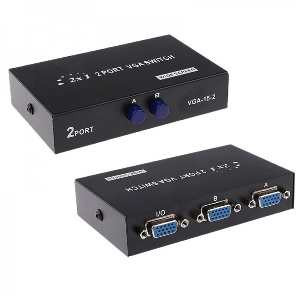 POWERMASTER PM-4263 2 GİRİŞ 1 ÇIKIŞ VGA TOPLAYICI SWITCH POWERMASTER PM-4263 2 GİRİŞ 1 ÇIKIŞ VGA TOPLAYICI SWITCH