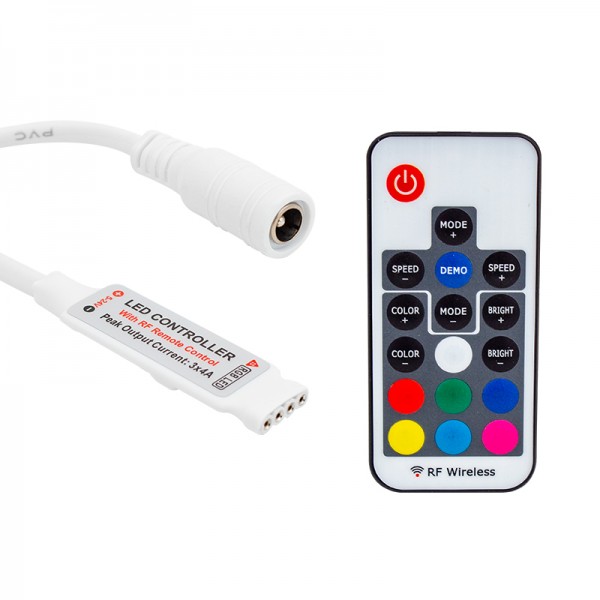 POWERMASTER 12 VOLT RF KÜÇÜK MODÜLLÜ UZAK MESAFE ALGILAMALI RGB LED KONTROL DEVRESİ POWERMASTER 12 VOLT RF KÜÇÜK MODÜLLÜ UZAK MESAFE ALGILAMALI RGB LED KONTROL DEVRESİ