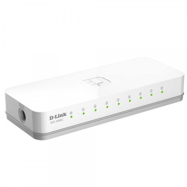 D-LINK DES-1008C 8 PORT 10/100 MBPS ETHERNET SWITCH D-LINK DES-1008C 8 PORT 10/100 MBPS ETHERNET SWITCH