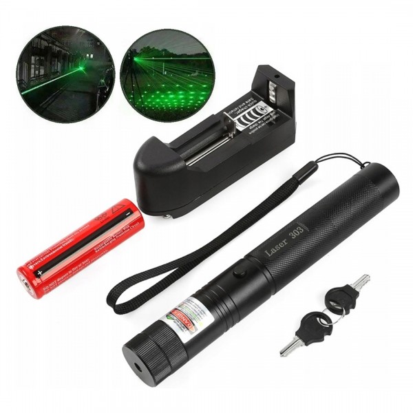 POWERMASTER OM-1201 18650 PİLLİ ŞARJLI ANAHTAR EMNİYETLİ YEŞİL LAZER POINTER (50 KM) POWERMASTER OM-1201 18650 PİLLİ ŞARJLI ANAHTAR EMNİYETLİ YEŞİL LAZER POINTER (50 KM)