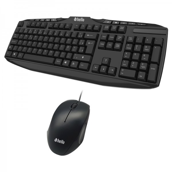 HELLO HL-4620 MULTİMEDYA KABLOLU KLAVYE + 3D MOUSE SET HELLO HL-4620 MULTİMEDYA KABLOLU KLAVYE + 3D MOUSE SET