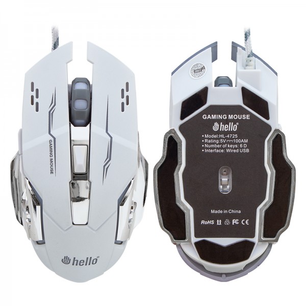 HELLO HL-4725 KABLOLU GAMING MOUSE HELLO HL-4725 KABLOLU GAMING MOUSE