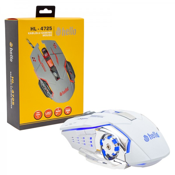 HELLO HL-4725 KABLOLU GAMING MOUSE HELLO HL-4725 KABLOLU GAMING MOUSE